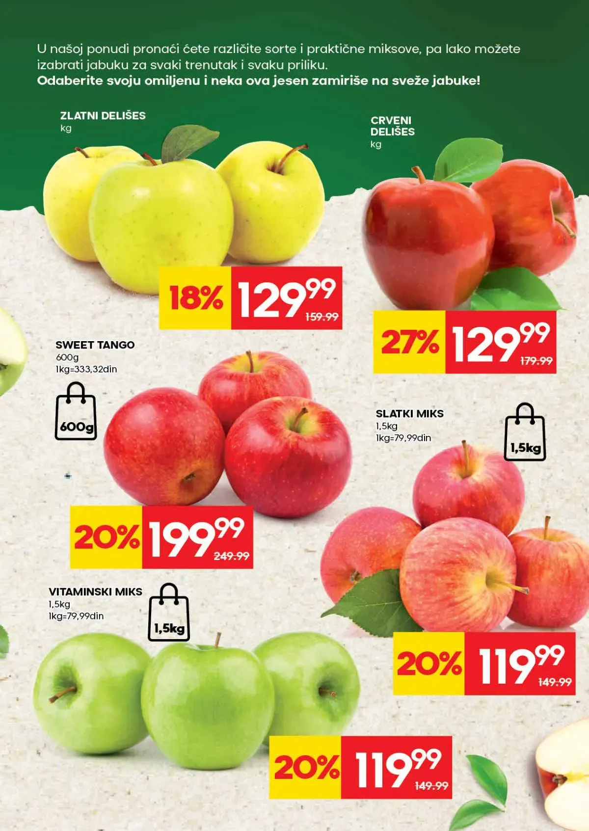 RODA katalog – izbor svežih jabuka