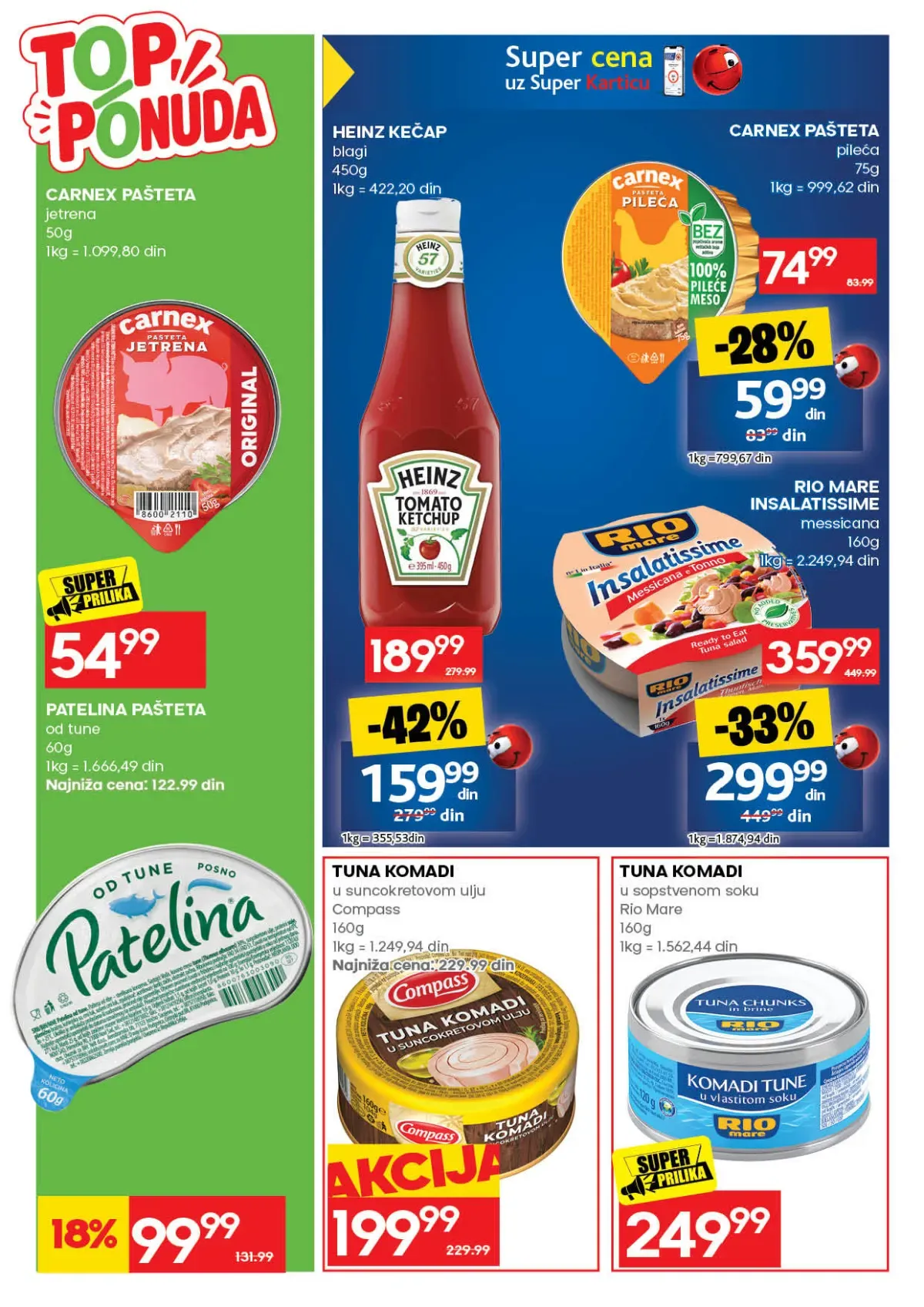 RODA katalog – paštete, tunjevina i kečap