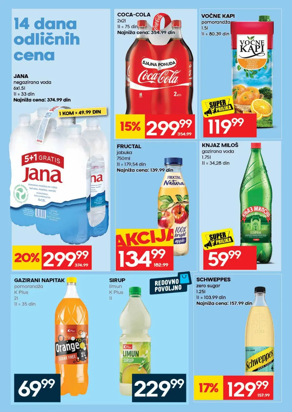 RODA katalog – voda i bezalkoholna pića