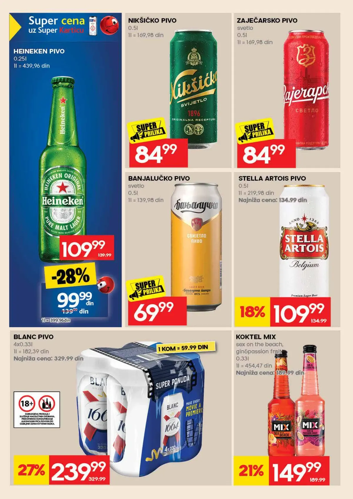RODA katalog – pivo i kokteli