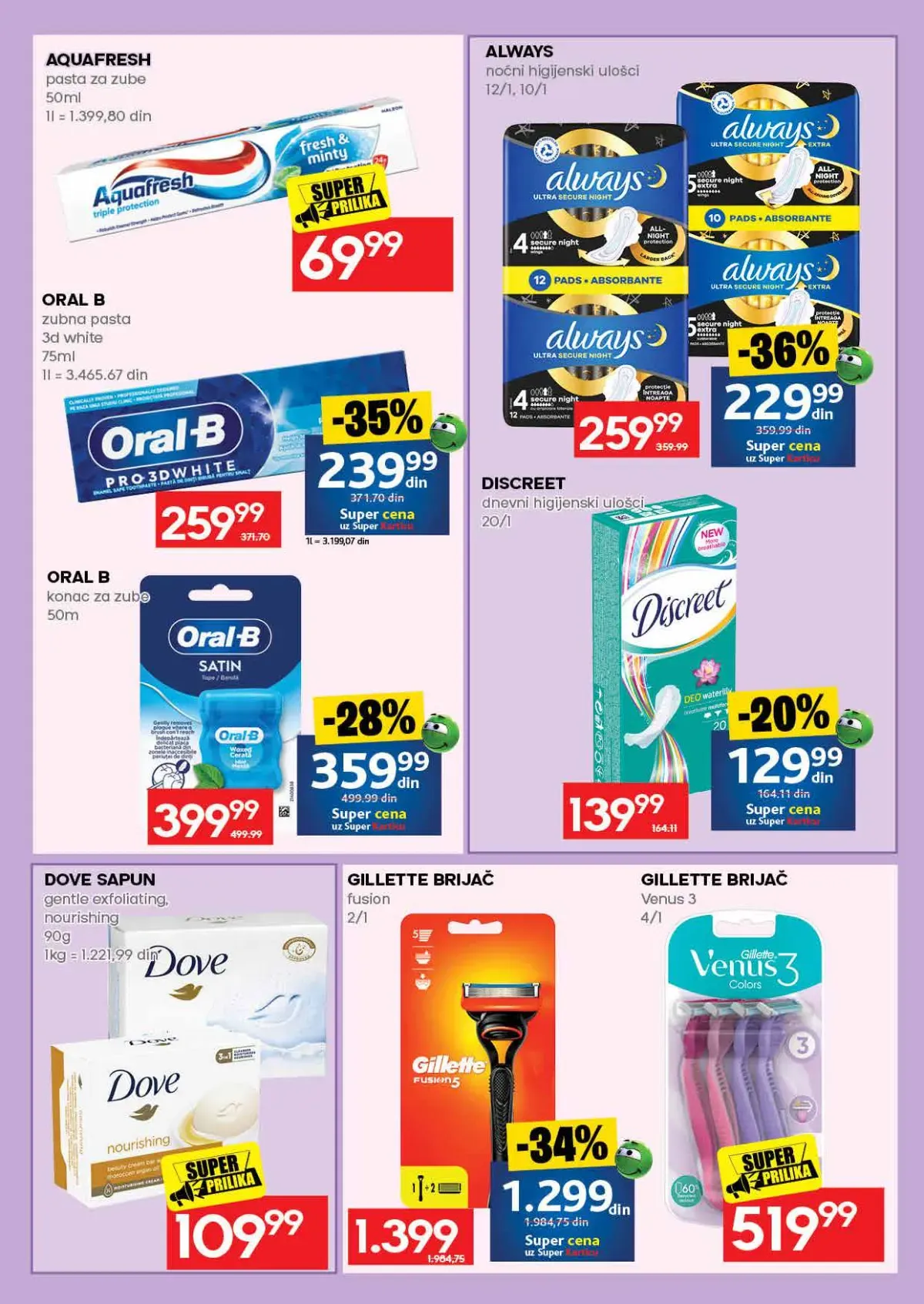 RODA katalog – oralna higijena i lična nega
