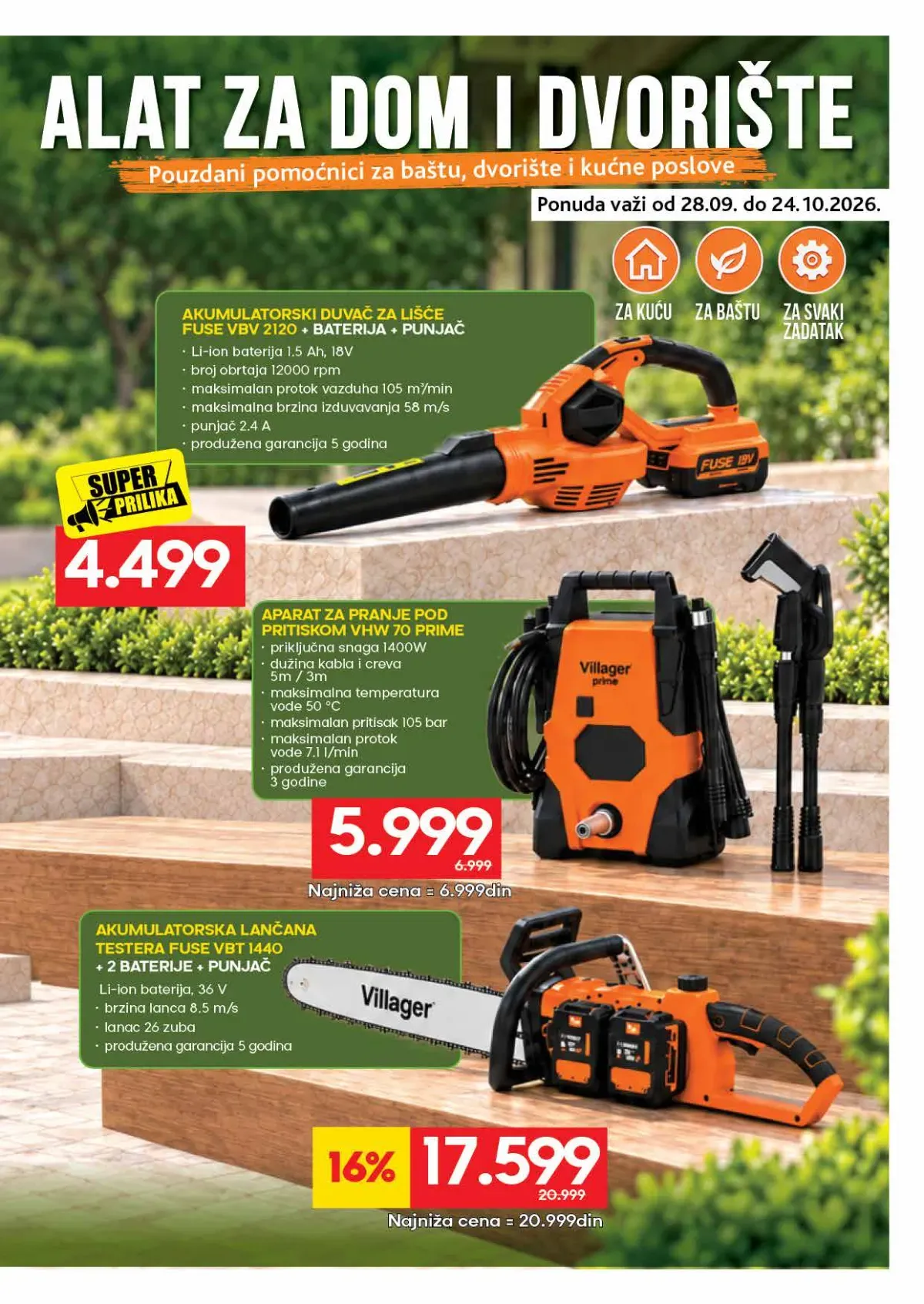 RODA katalog – Villager alat za dom i dvorište