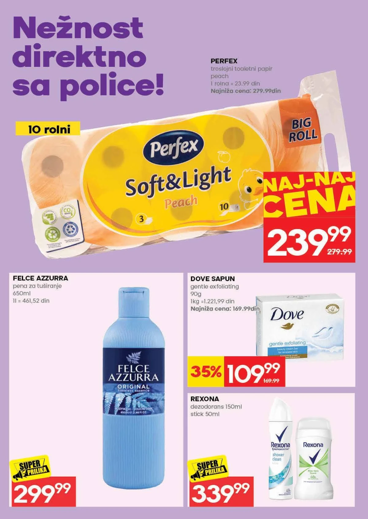 Roda katalog strana 28 – toalet papir, ubrusi, šamponi i proizvodi za ličnu negu