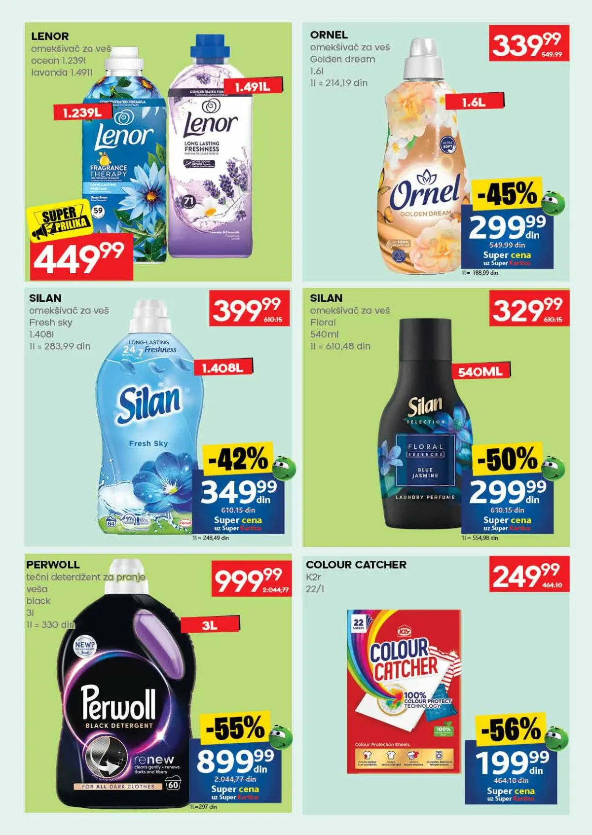 Roda katalog – strana 53 Roda katalog do 13.09.2026. – omekšivači, Perwoll i Colour Catcher uz popuste do 56%, strana 53