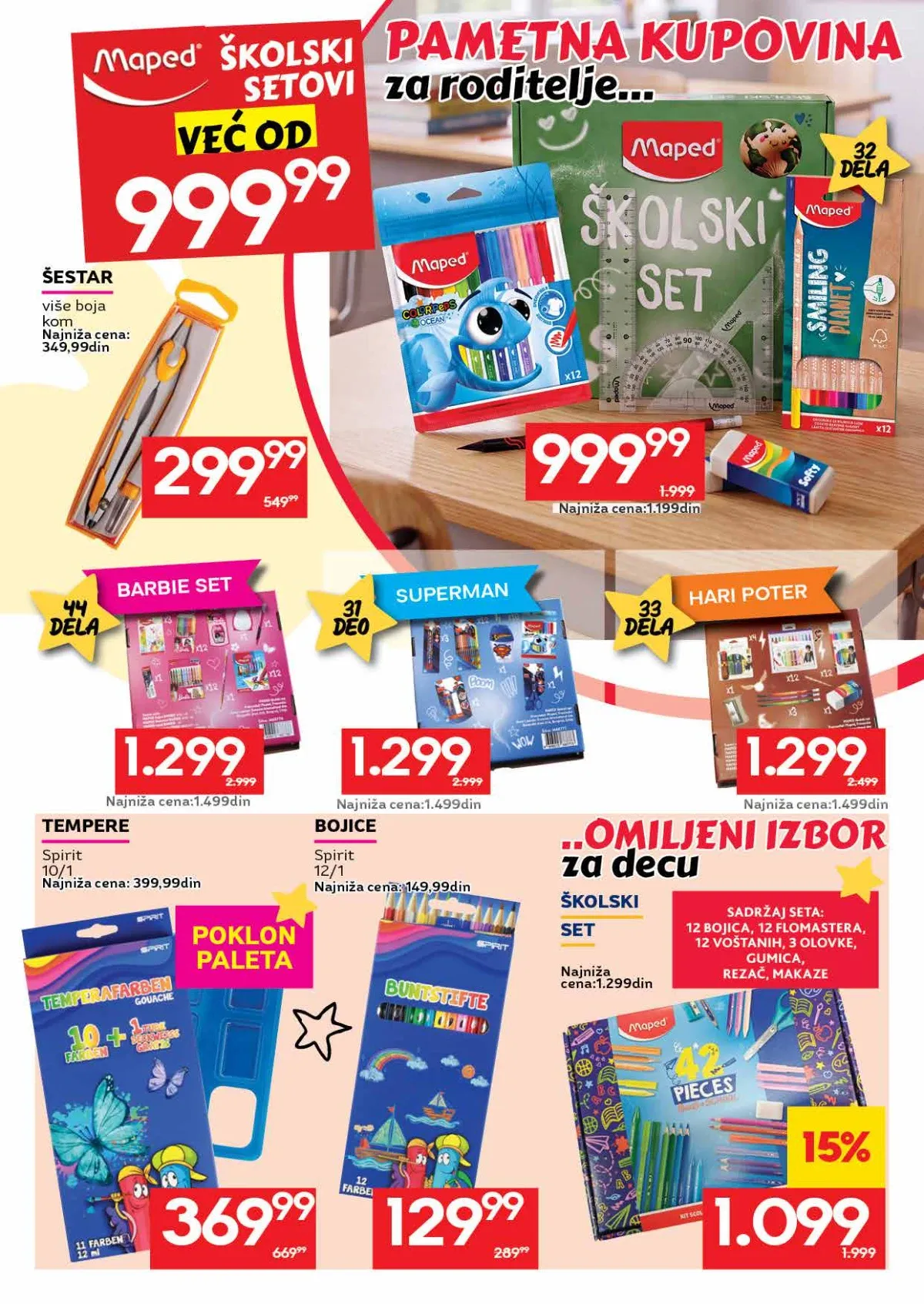 Roda katalog – strana 55 Roda katalog do 13.09.2026. – školski setovi, sveske i pribor, strana 55