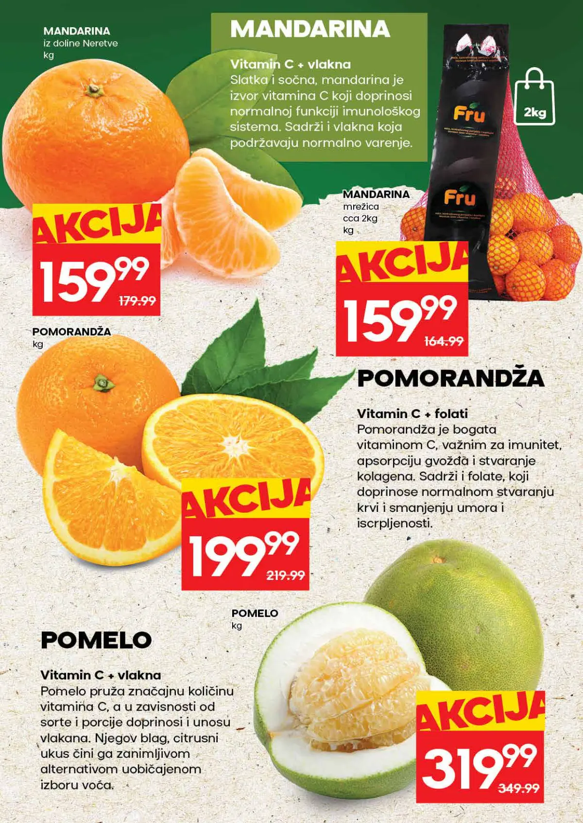 Roda katalog, strana 5 – Mandarina 1 kg; Pomorandža 1 kg