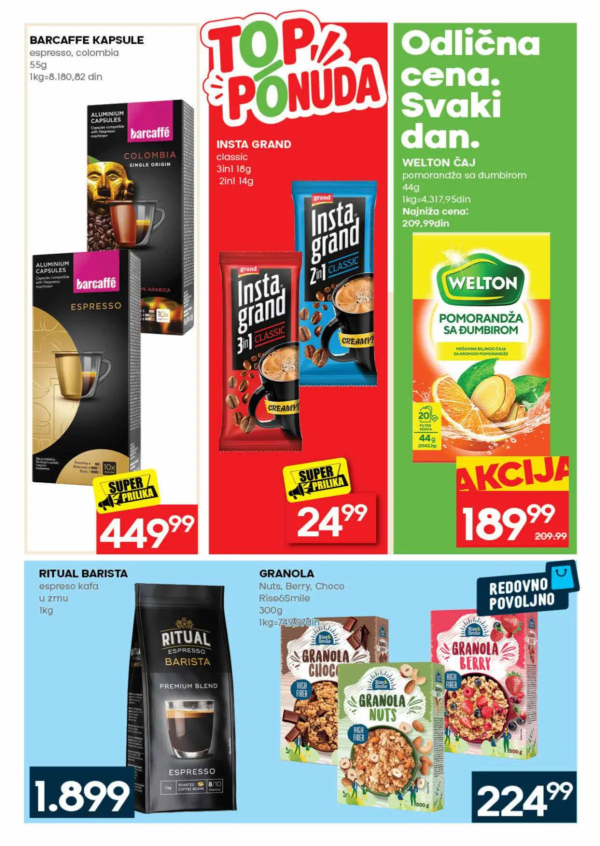 Roda katalog, strana 24 – Barcaffè kapsule za kafu; Insta Grand 3 u 1