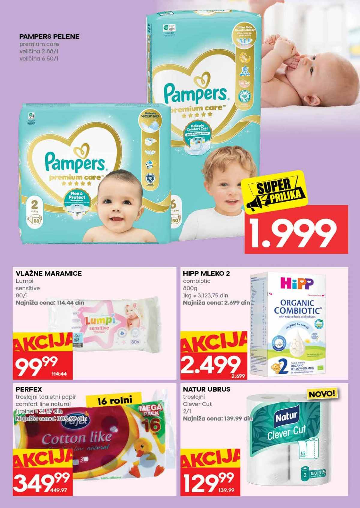 RODA katalog strana 29 – peškiri, posteljina, garderoba i kućni tekstil po akcijskim cenama.