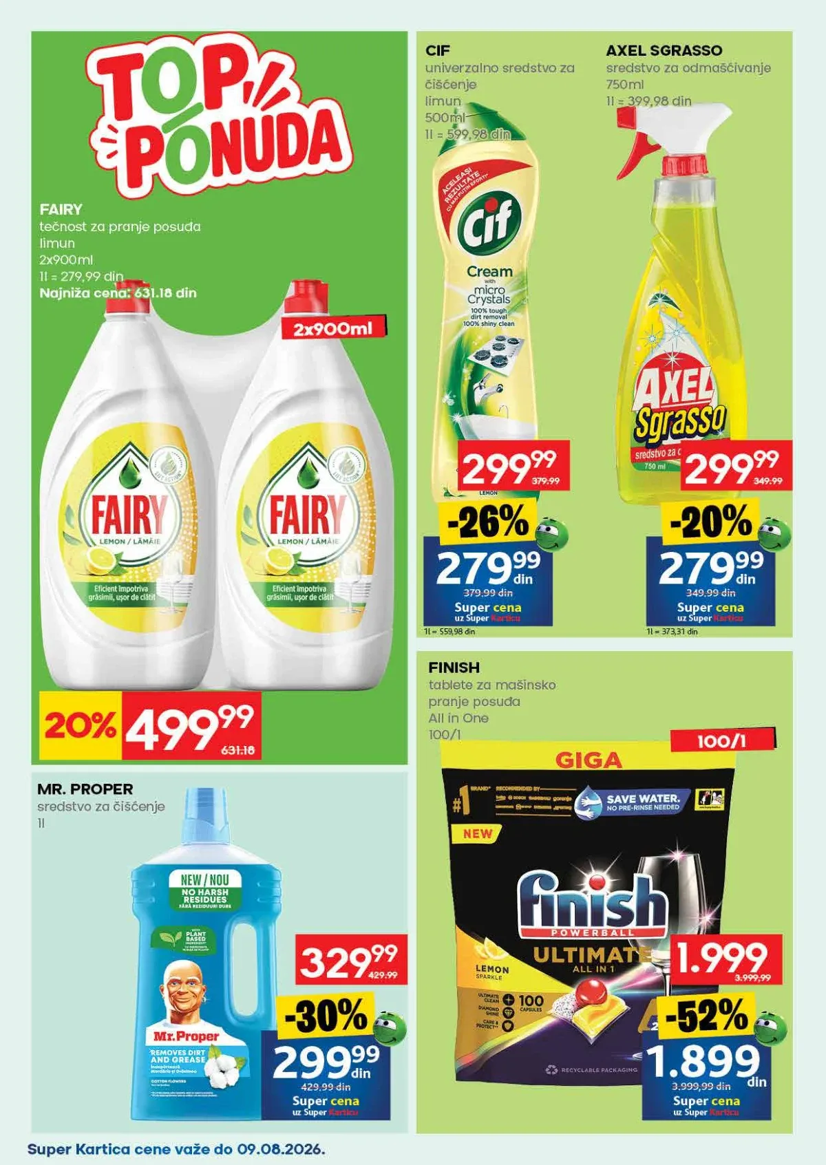 RODA katalog do 16.08.2026. – pregled akcijskih ponuda na strani 50