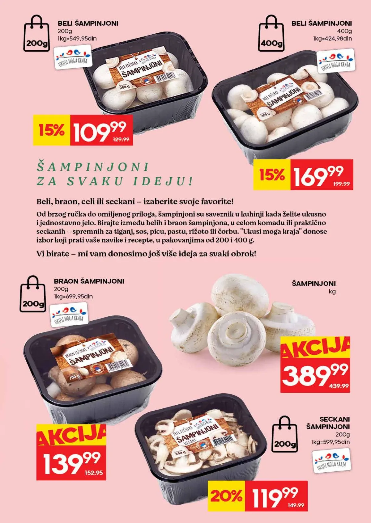RODA katalog strana 5 – kobasice i svinjski but po sniženim cenama