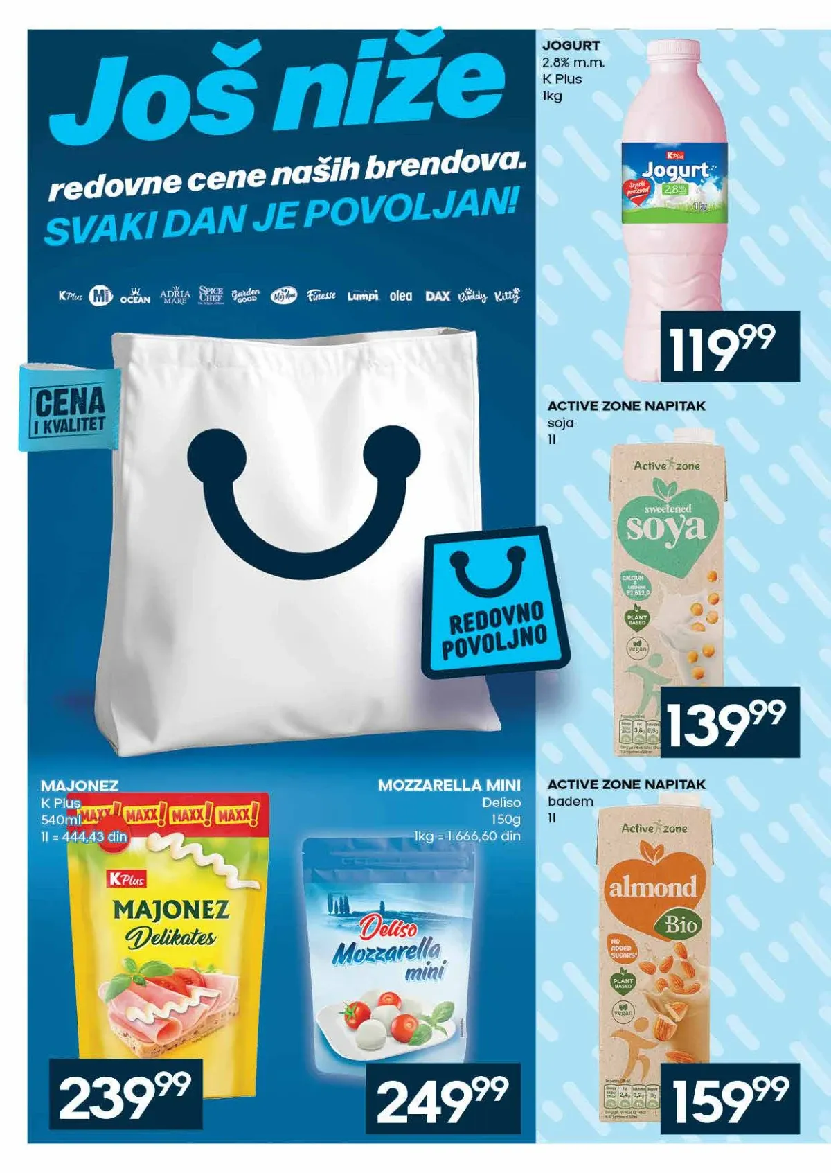 RODA katalog strana 8 – pileća prsa i budimska kobasica na akciji
