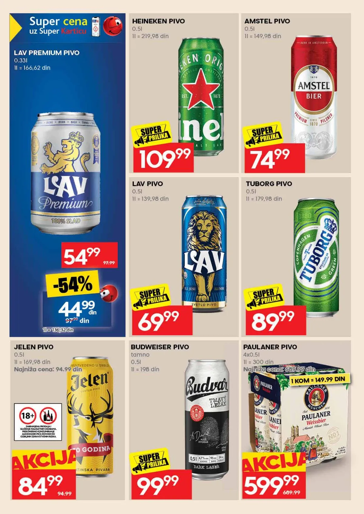 RODA katalog strana 44 – Lav Premium i Heineken pivo na akciji