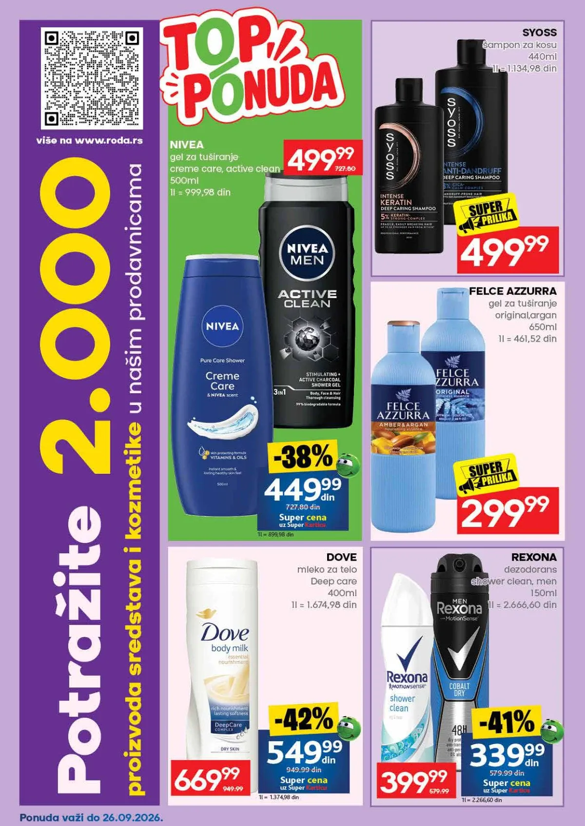 RODA katalog strana 46 – Nivea i Syoss proizvodi za negu na akciji