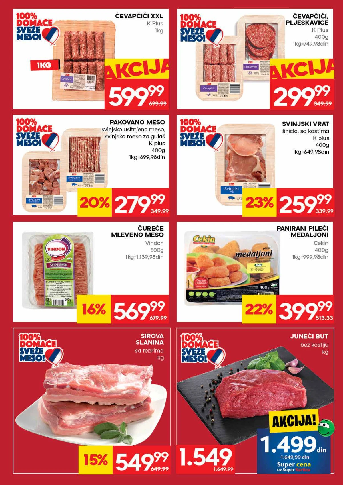 RODA katalog strana 5 – paradajz, crni luk, paprika i krastavac po nižim cenama