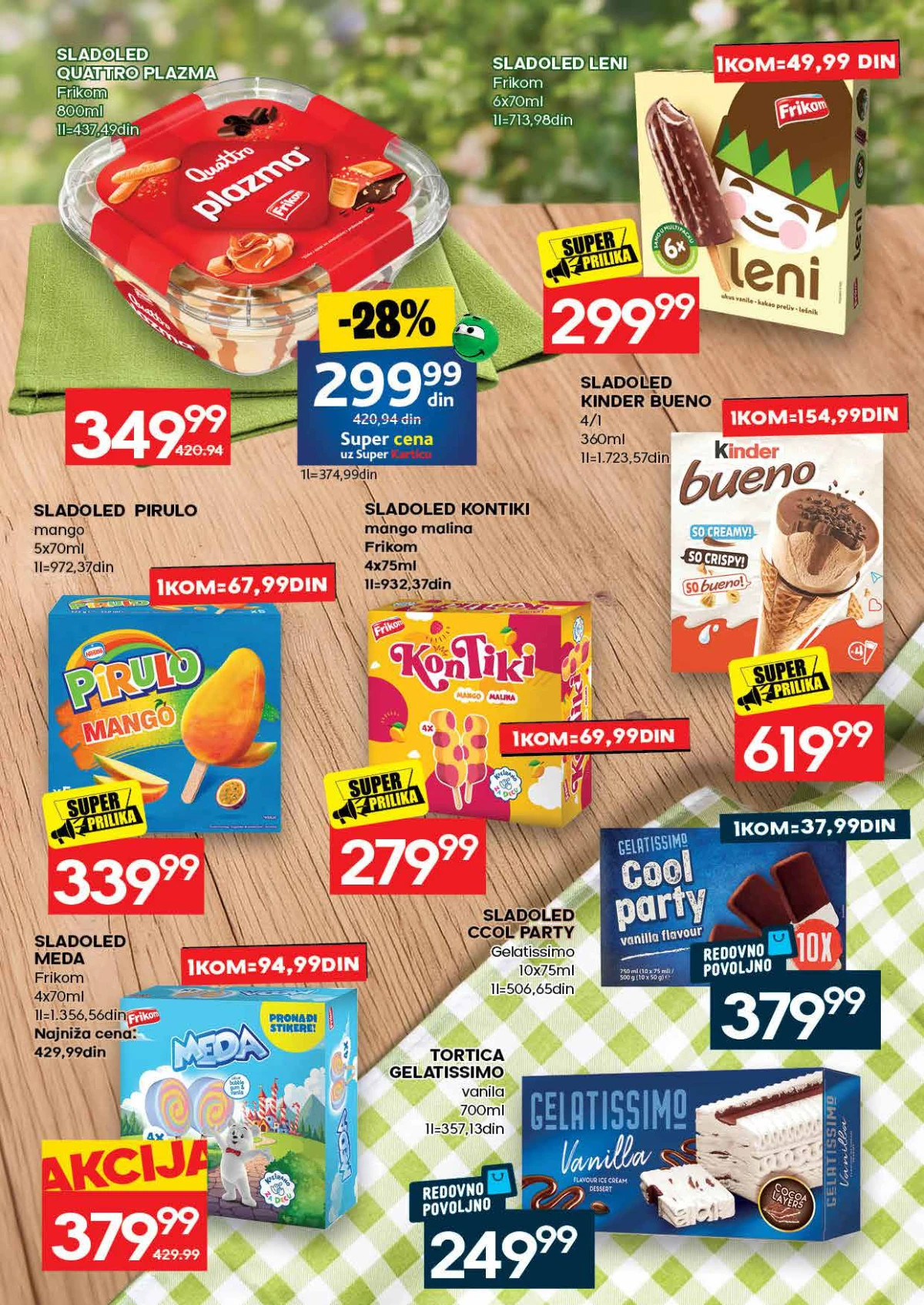 RODA katalog strana 13 – testenina, ulje, pirinač i osnovne namirnice na akciji