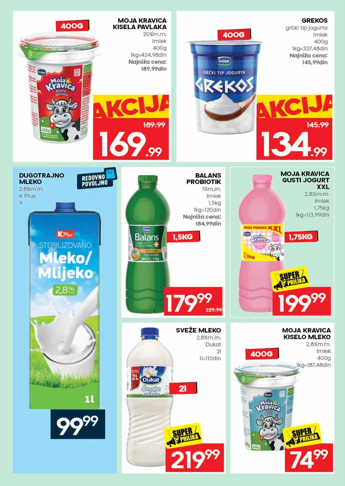 RODA katalog do 05.08.2026. strana 10 – roštiljske kobasice, ćevapi i mesni proizvodi