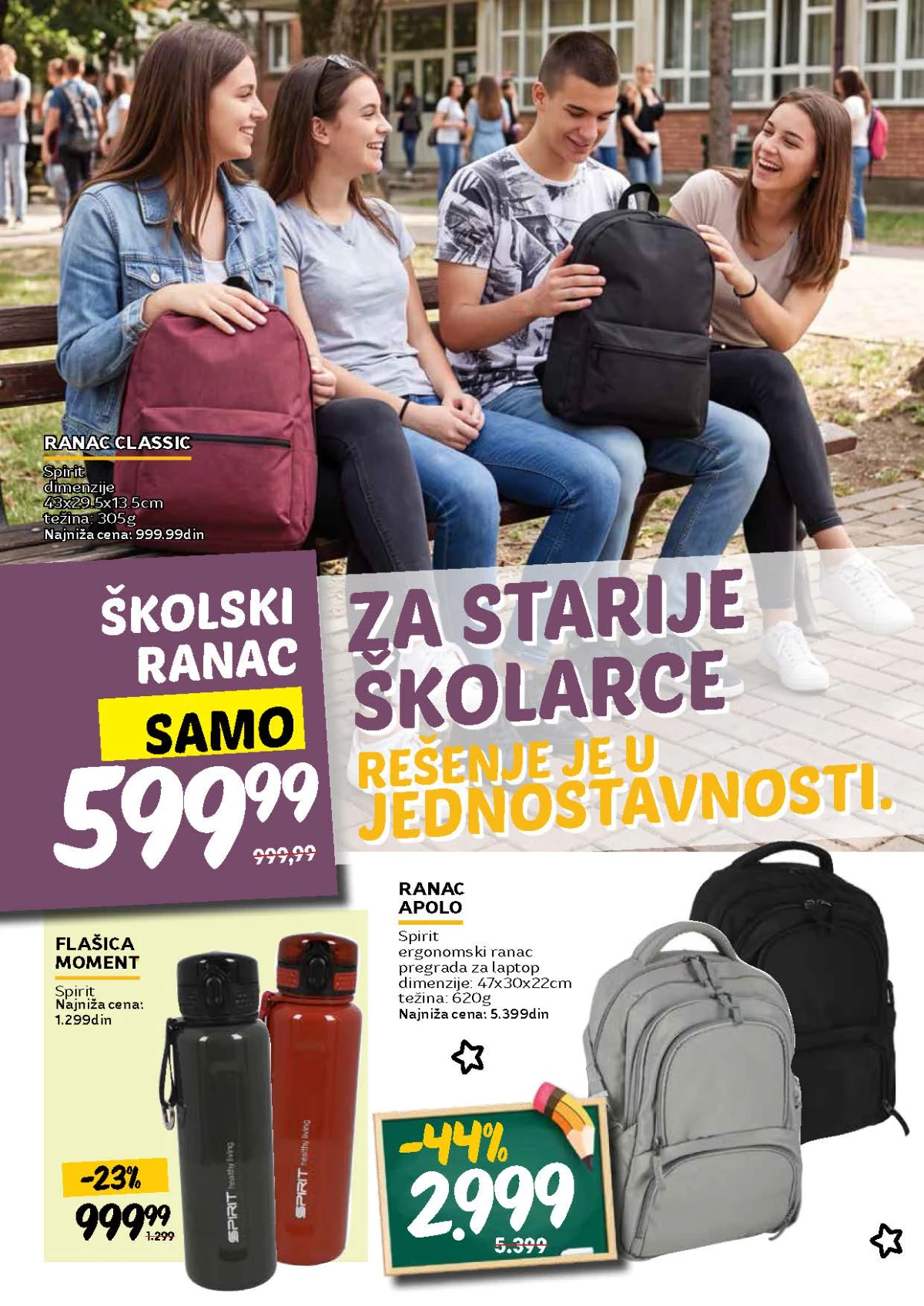 Roda školska akcija – rančevi za starije školarce