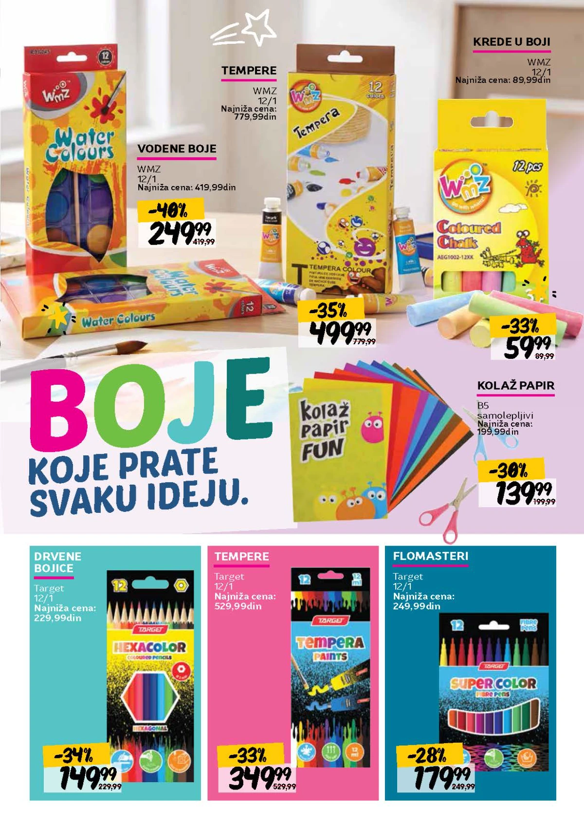 Roda školska akcija – kreativni i likovni školski pribor