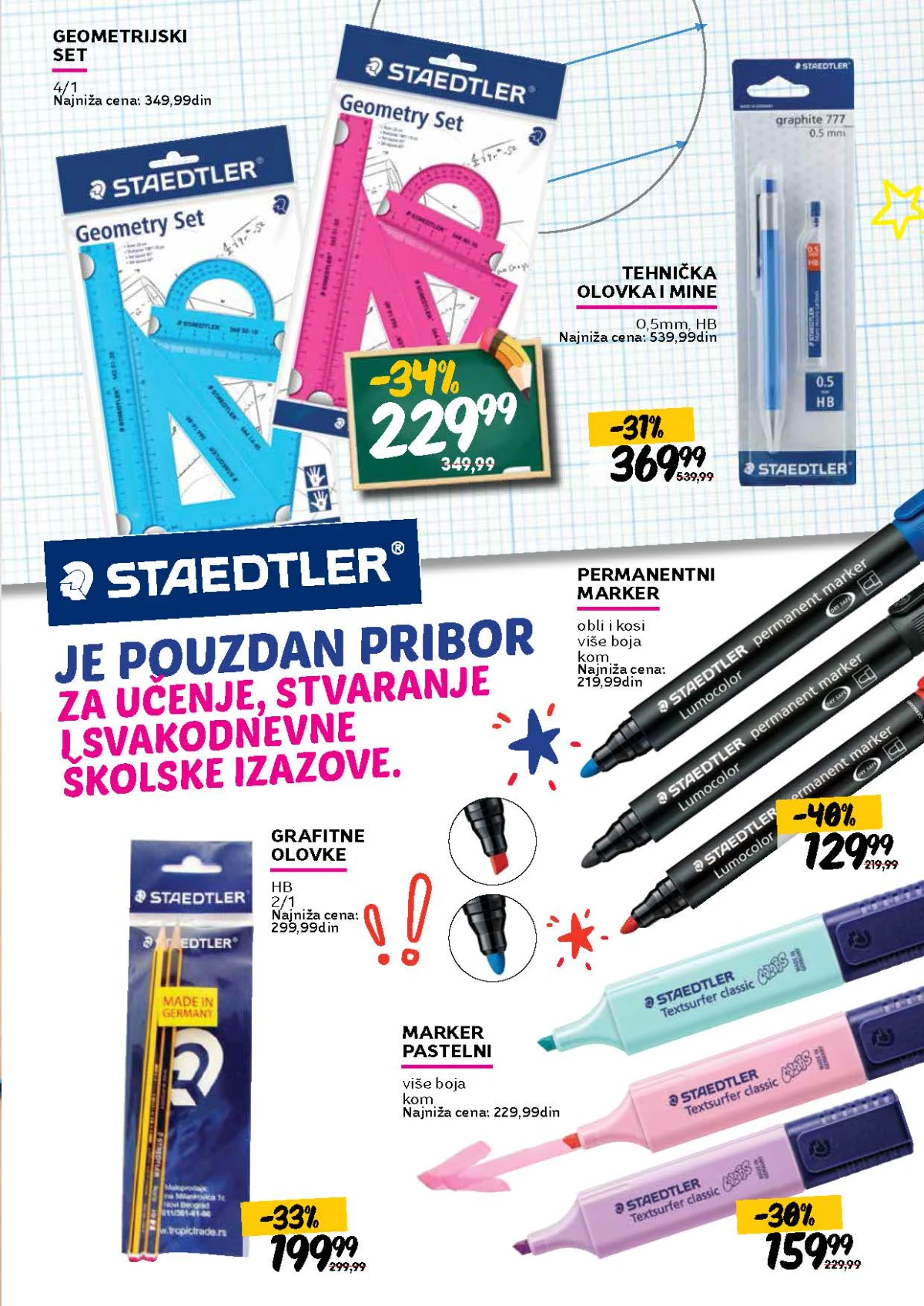 Roda školska akcija – školski pribor