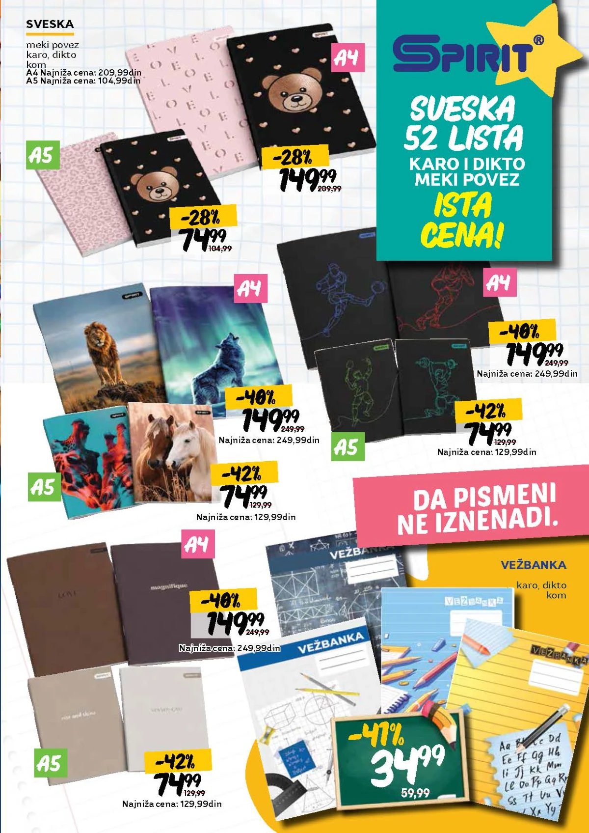 Roda školska akcija – sveske i školski pribor