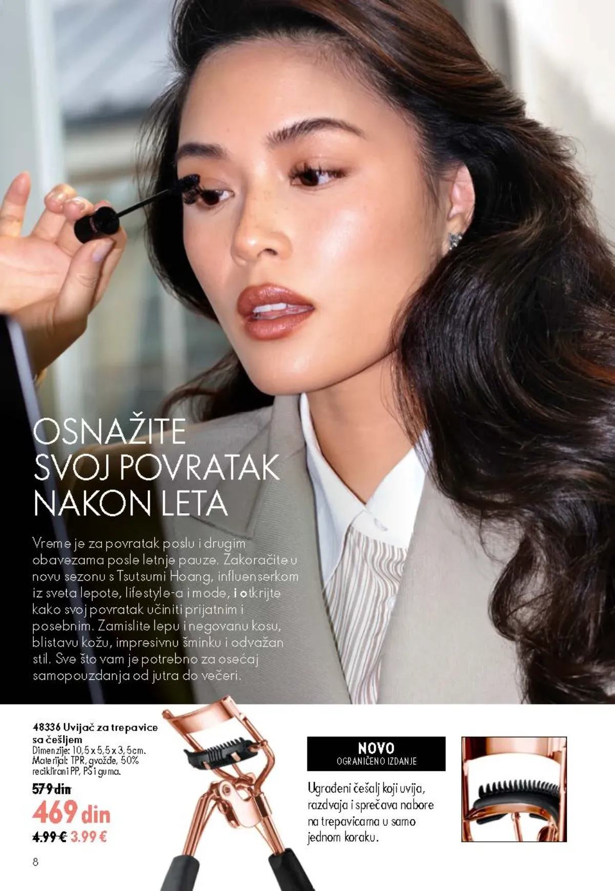 Oriflame katalog 12/2026 do 15.09.2026. – stranica 8 sa aktuelnom ponudom kozmetike i proizvoda za negu