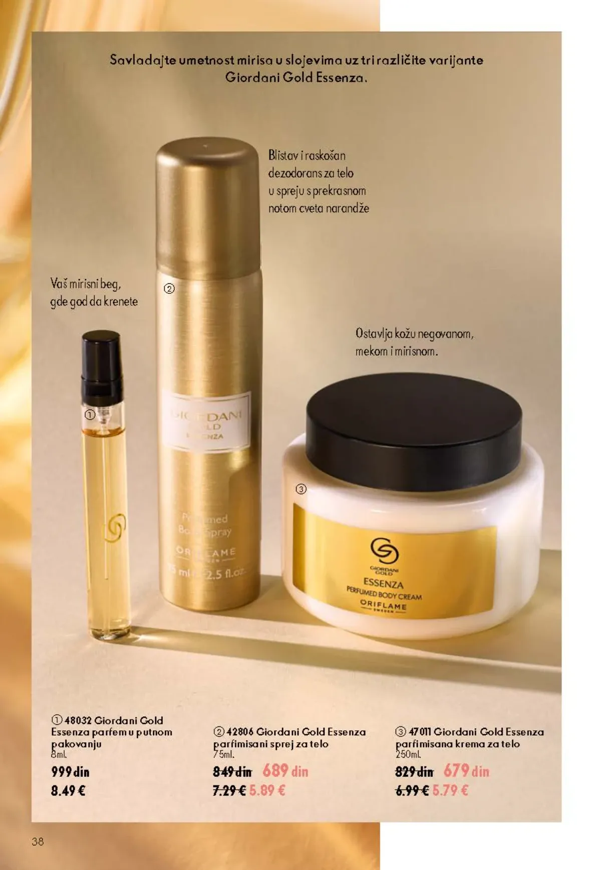 Oriflame katalog 12/2026 do 15.09.2026. – stranica 38 sa aktuelnom ponudom kozmetike i proizvoda za negu