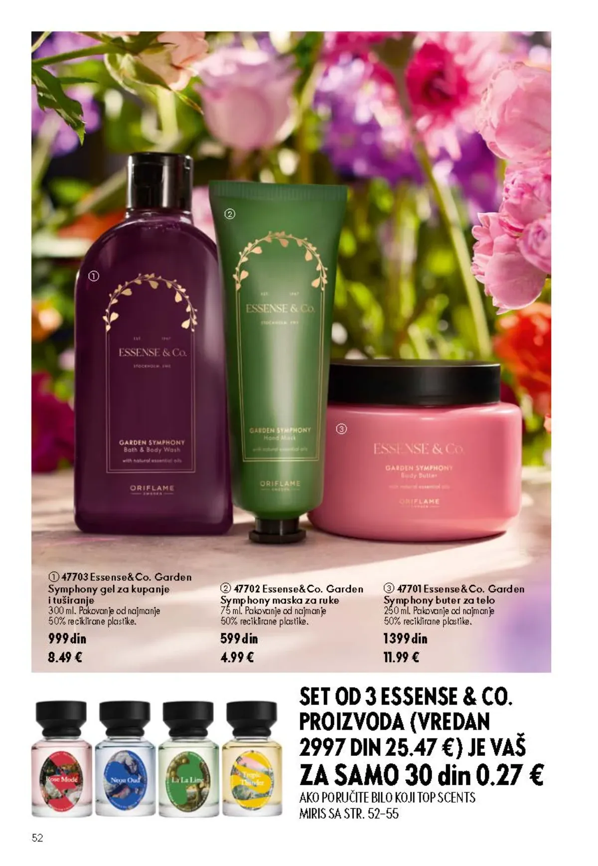 Oriflame katalog 12/2026 do 15.09.2026. – stranica 52 sa aktuelnom ponudom kozmetike i proizvoda za negu