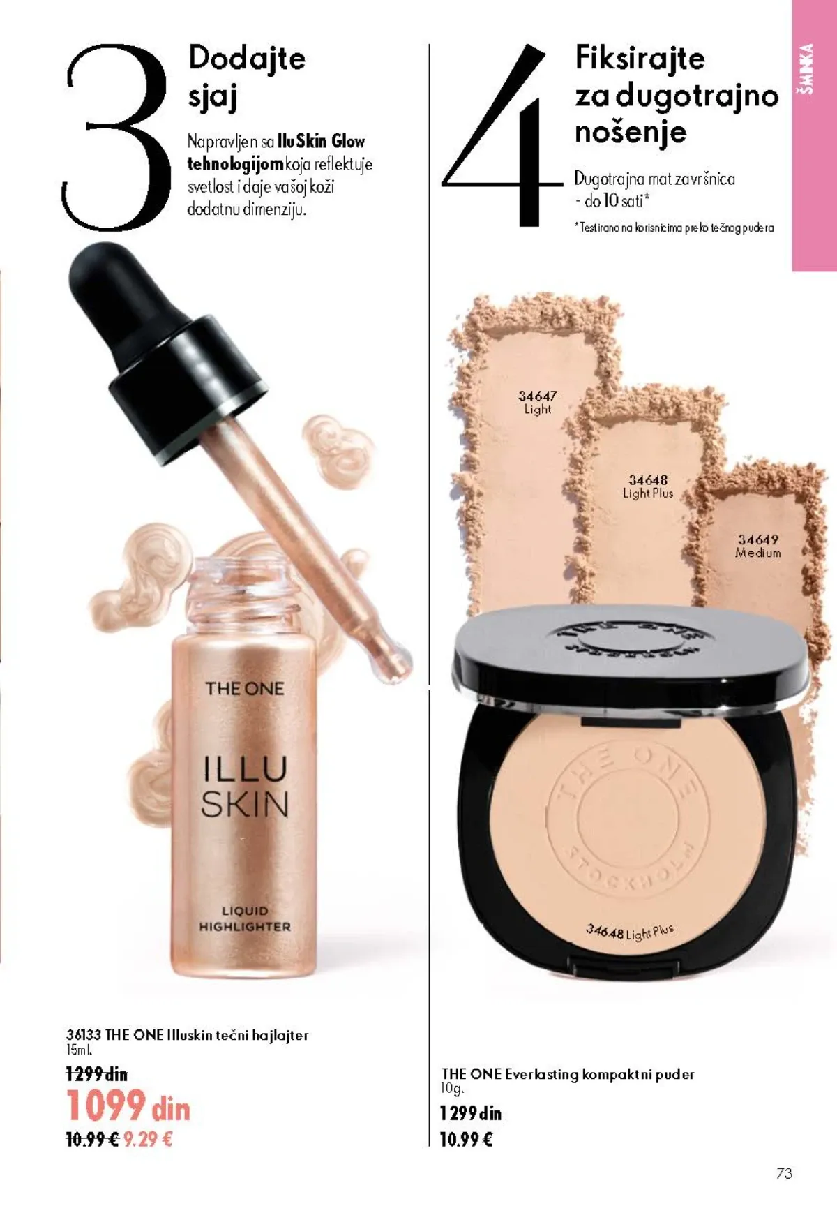 Oriflame katalog 12/2026 do 15.09.2026. – stranica 73 sa aktuelnom ponudom kozmetike i proizvoda za negu