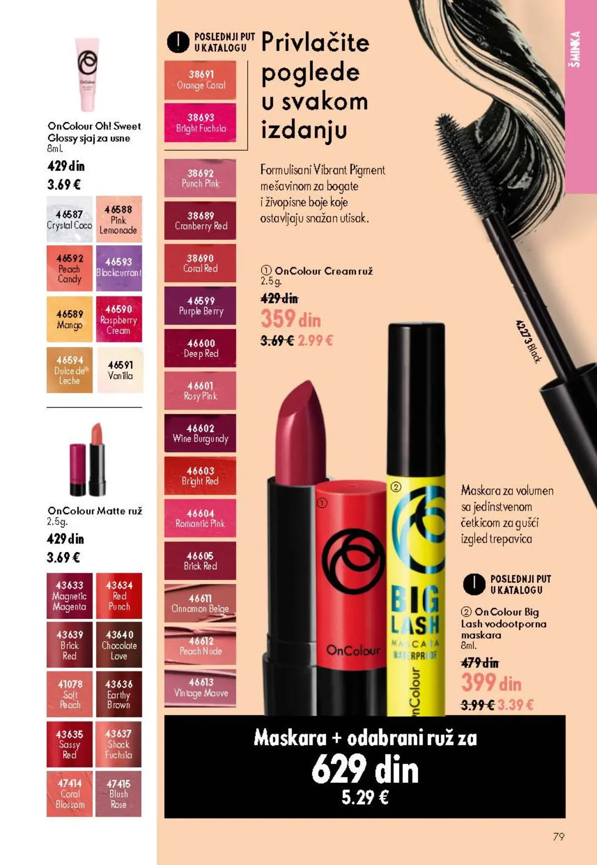 Oriflame katalog 12/2026 do 15.09.2026. – stranica 79 sa aktuelnom ponudom kozmetike i proizvoda za negu