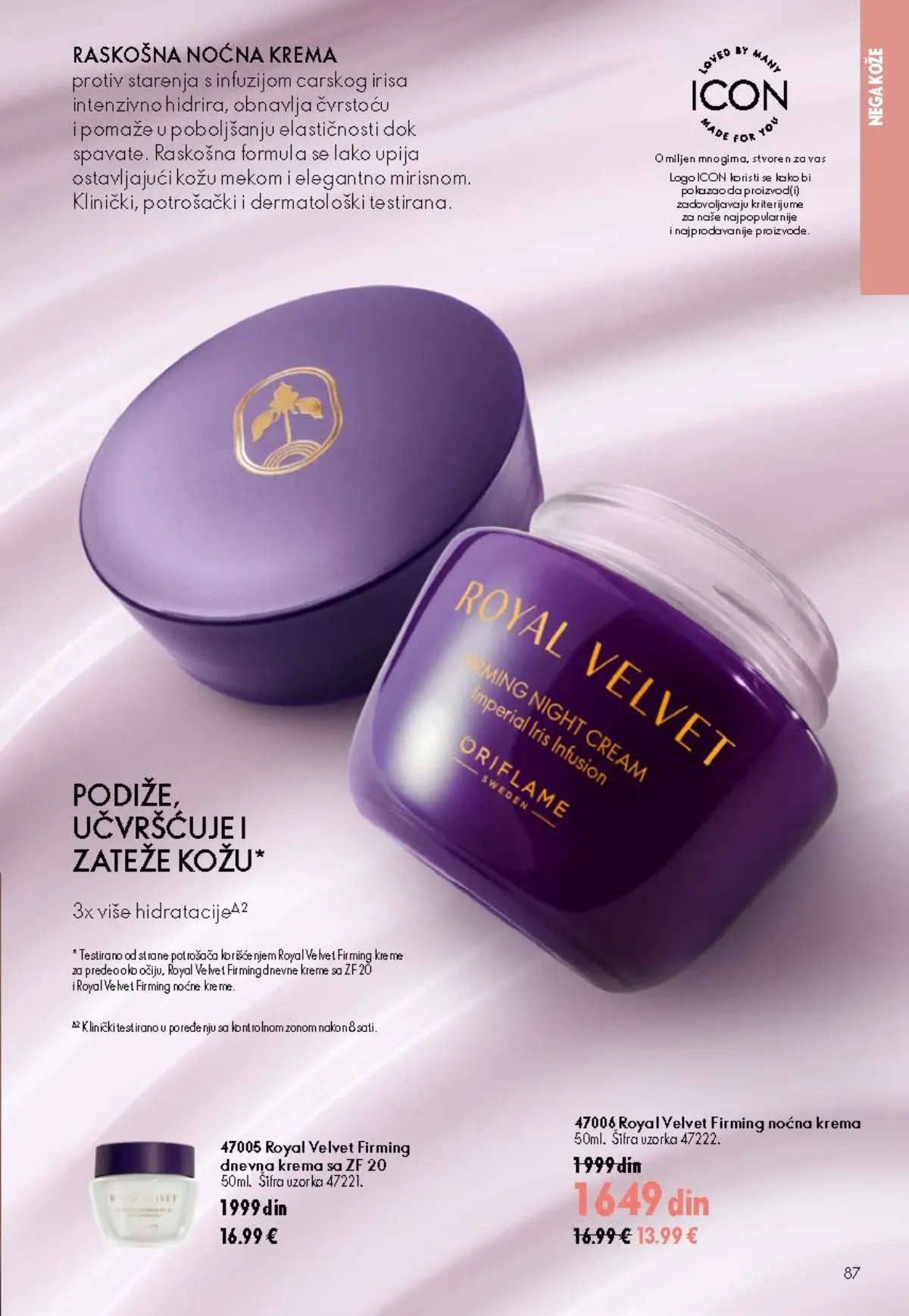 Oriflame katalog 12/2026 do 15.09.2026. – stranica 87 sa aktuelnom ponudom kozmetike i proizvoda za negu