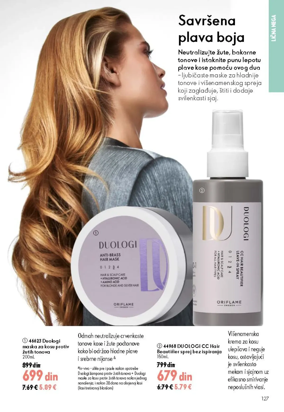 Oriflame katalog 12/2026 do 15.09.2026. – stranica 127 sa aktuelnom ponudom kozmetike i proizvoda za negu