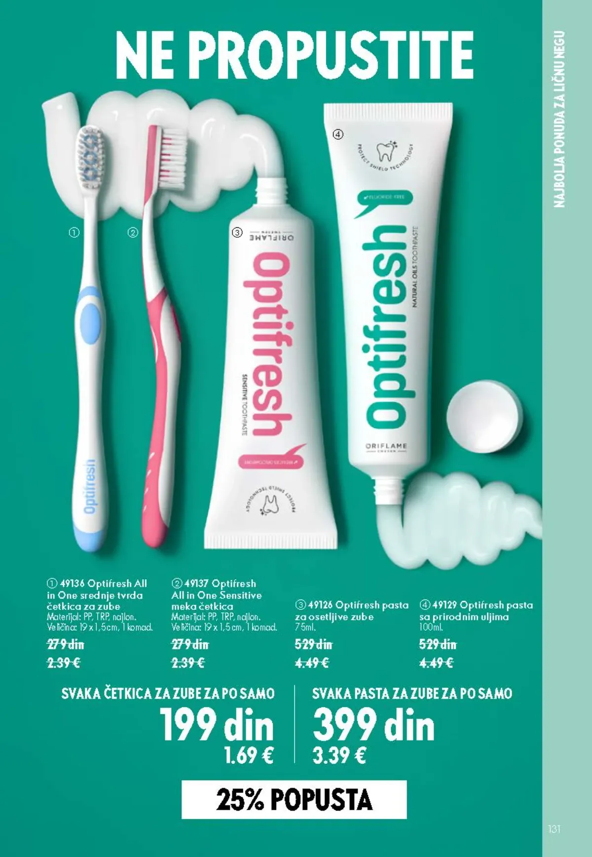 Oriflame katalog 12/2026 do 15.09.2026. – stranica 131 sa aktuelnom ponudom kozmetike i proizvoda za negu