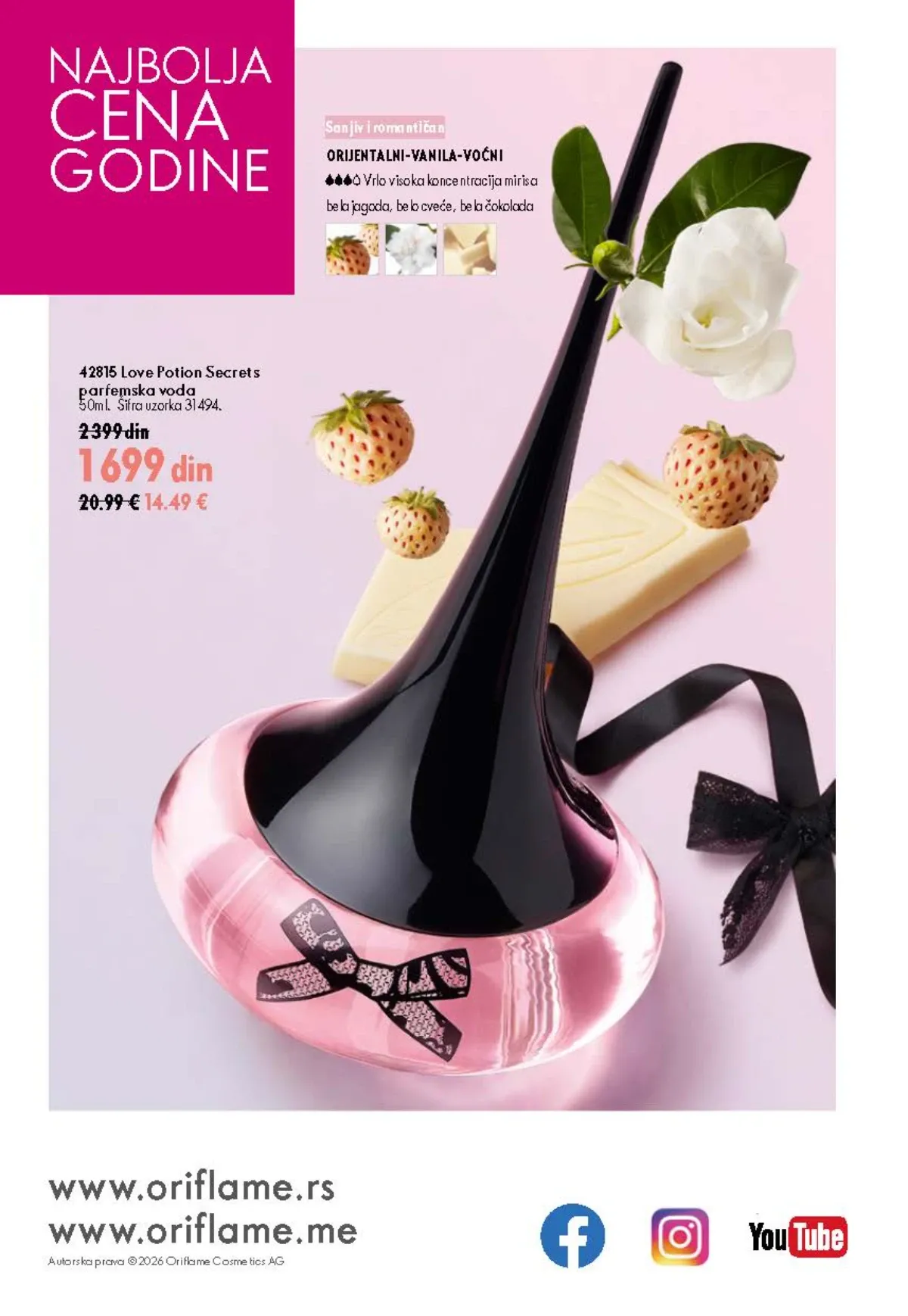 Oriflame katalog 12/2026 do 15.09.2026. – stranica 148 sa aktuelnom ponudom kozmetike i proizvoda za negu