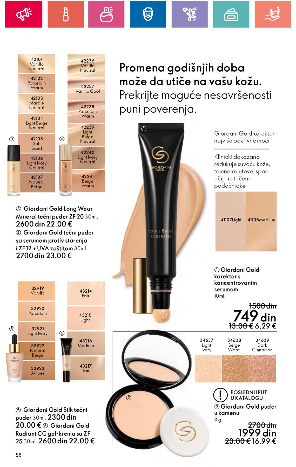 Oriflame katalozi katalog akcija