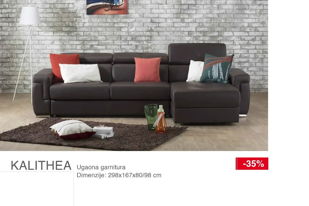 SIMPO KALITHEA ugaona garnitura na sniženju 35%