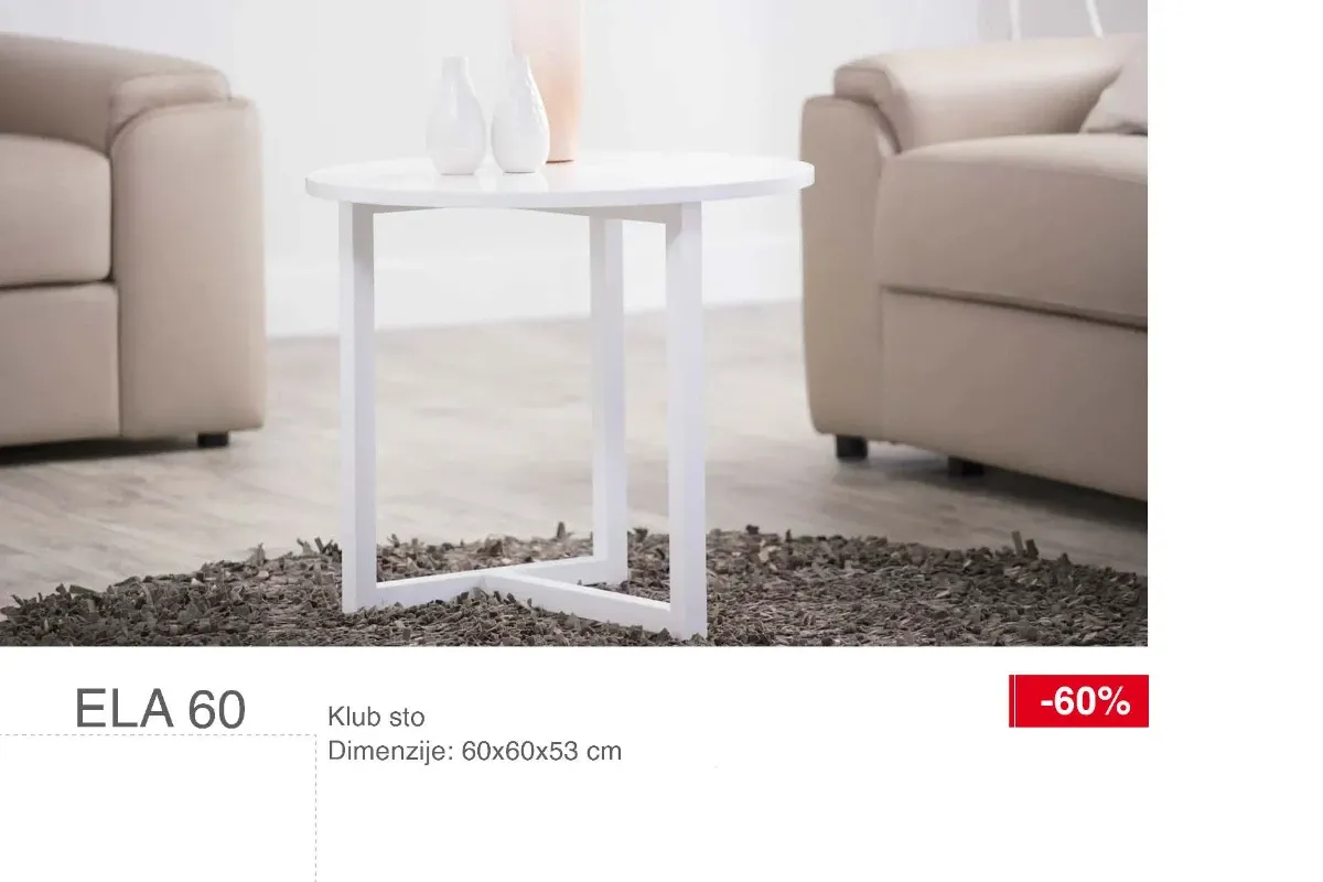 SIMPO ELA 60 klub sto na sniženju 60%