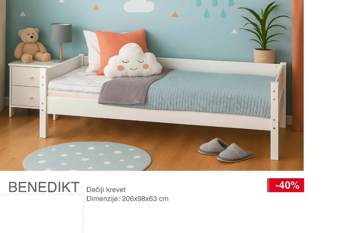 SIMPO BENEDIKT dečiji krevet na sniženju 40%