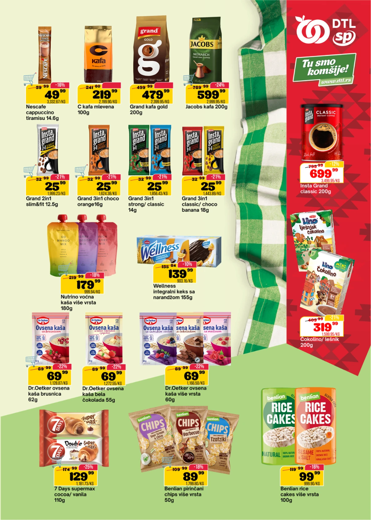 DTL SP Marketi katalog do 24.08.2026. – sokovi Nectar, Fruvita, Happy Day, Tube, Jana i Heba