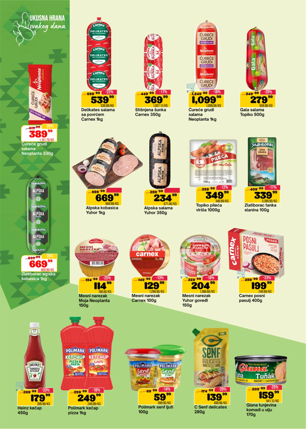 DTL SP Marketi katalog do 24.08.2026. – Bambi, Milka, KitKat, Doritos, Chipsy i drugi slatkiši i grickalice
