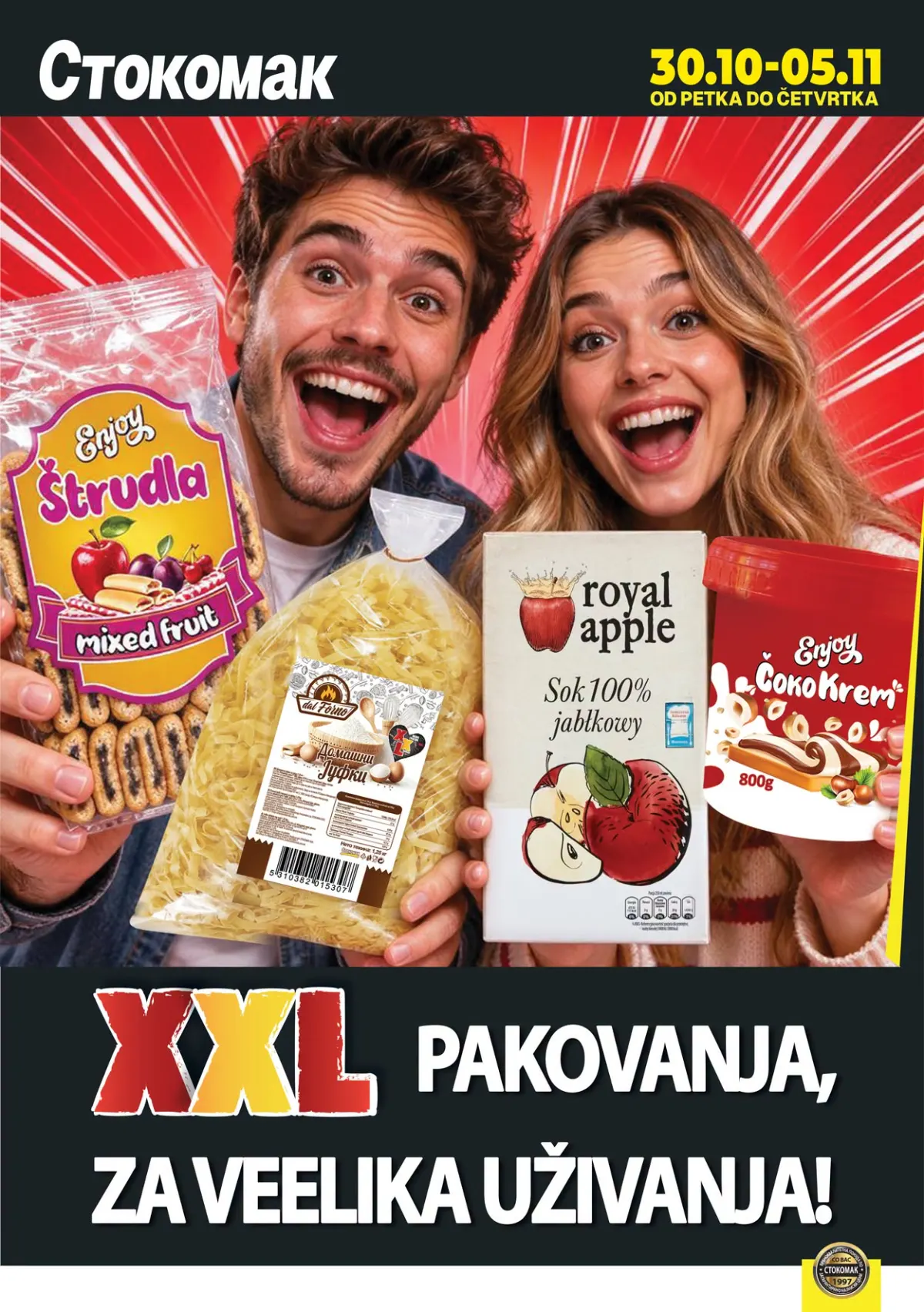 Stokomak katalog 30.10–05.11.2026. – strana 4, pregled nedeljnih sniženja