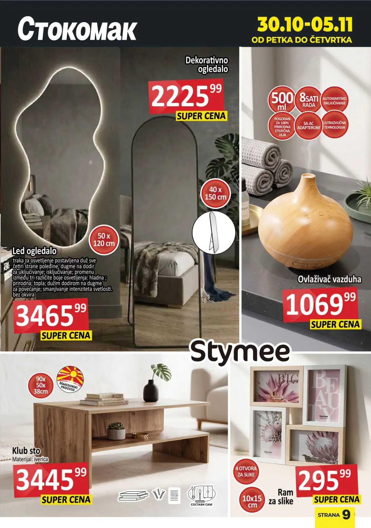 Stokomak katalog 30.10–05.11.2026. – strana 10, sniženja u nedeljnoj ponudi