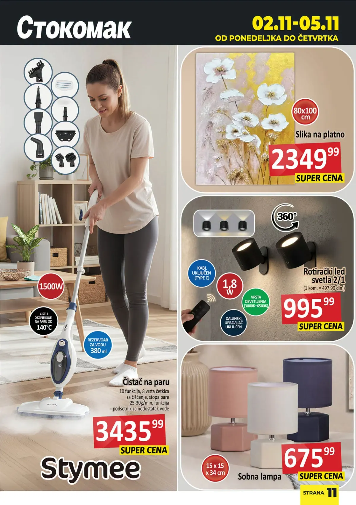Stokomak katalog 30.10–05.11.2026. – strana 12, nedeljna ponuda za kupovinu