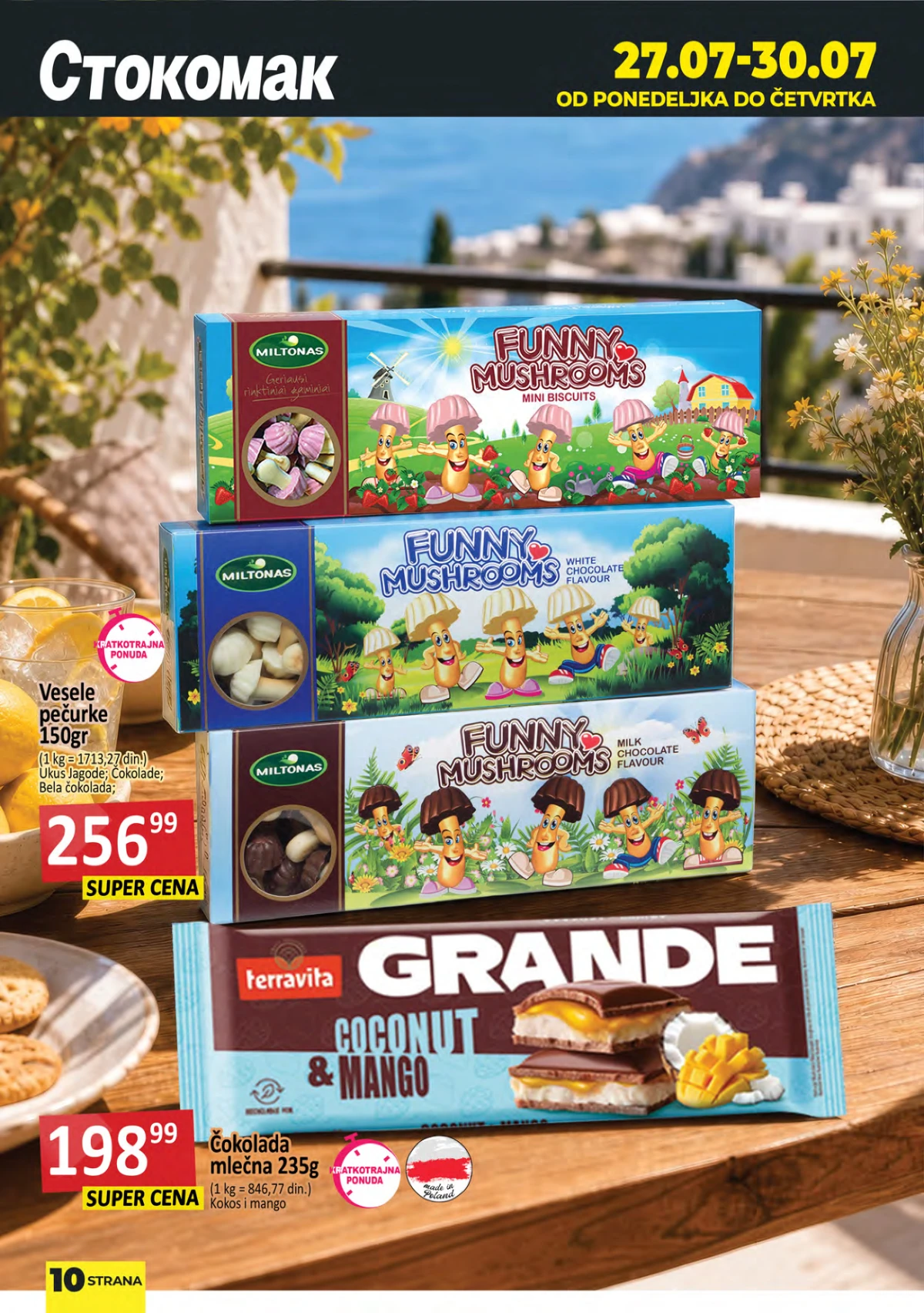 Stokomak katalog – Funny Mushrooms keksi, čokolade i slatkiši po akcijskim cenama