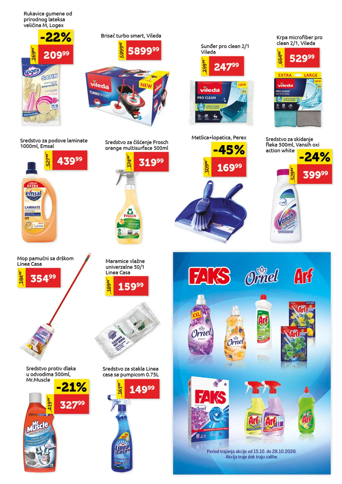 Super Vero katalog strana 27 – Vileda rukavice, metlice i lopatice, Perex, Frosch i sredstva za čišćenje