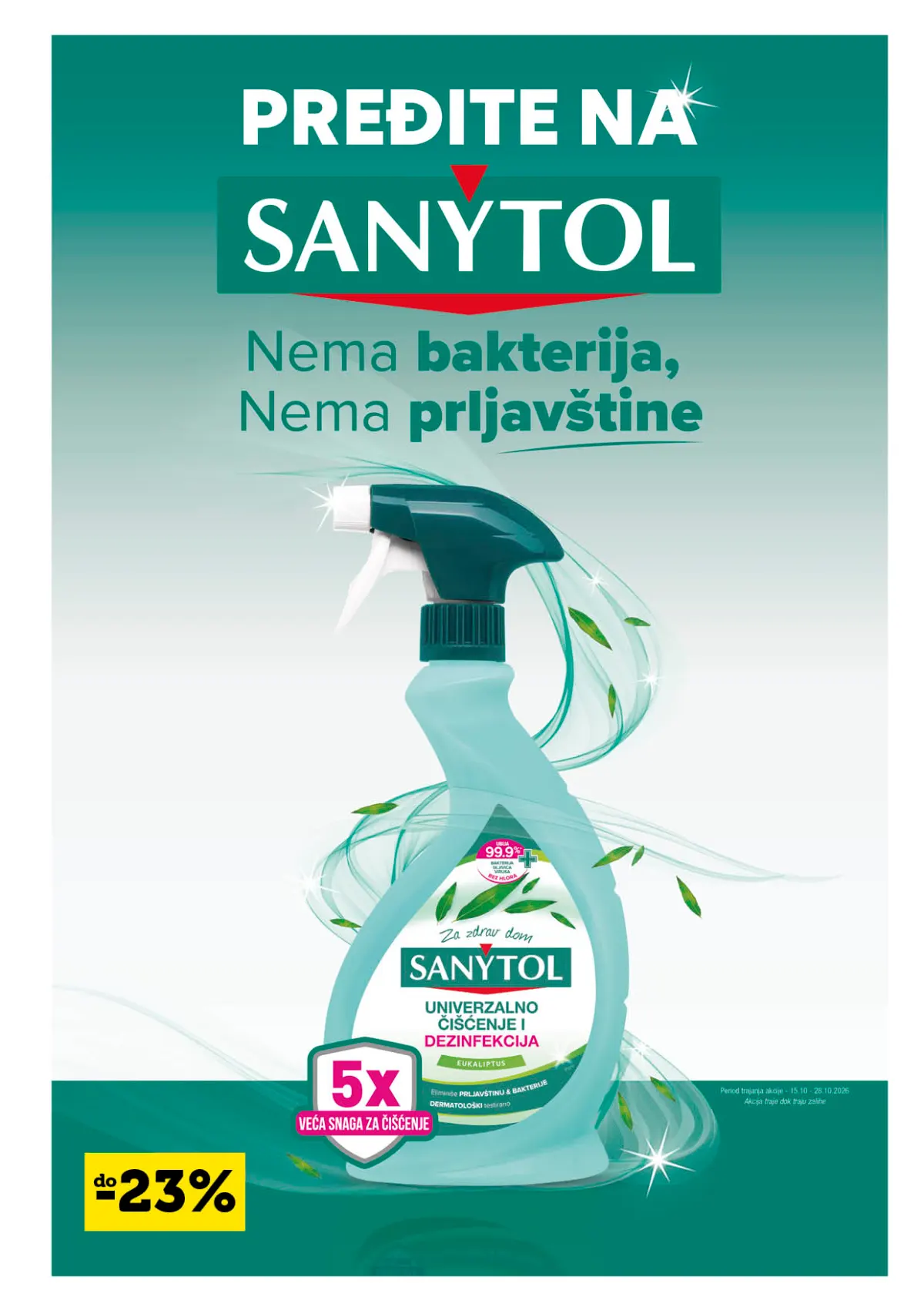 Super Vero katalog strana 29 – Sanytol univerzalno sredstvo za čišćenje i dezinfekciju uz popust do 23%