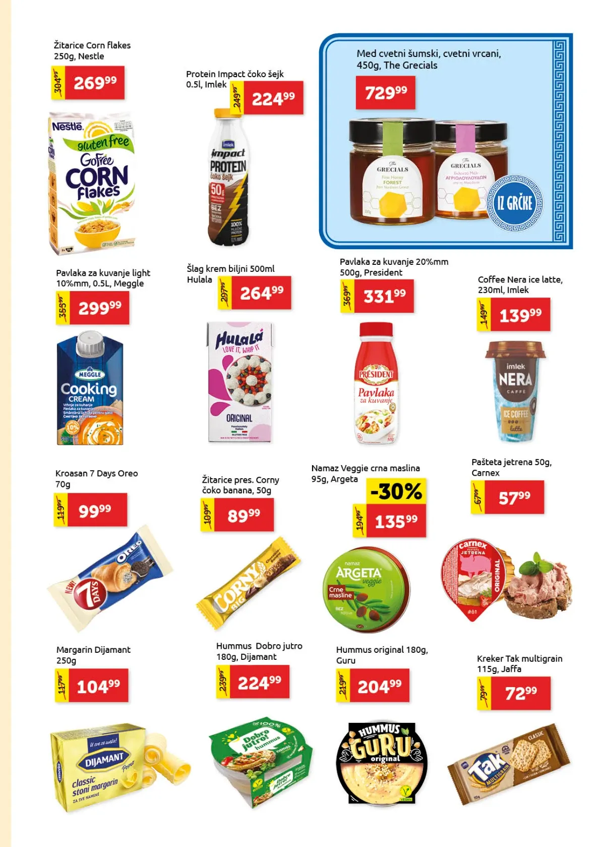Super Vero katalog – proteinski napici, pavlaka, humus i namazi