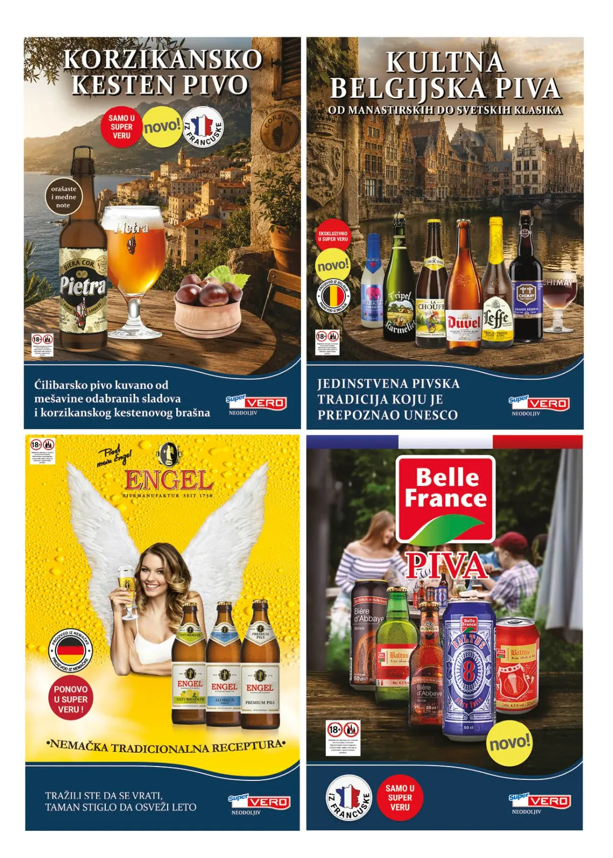 Super Vero katalog – francuska, belgijska i nemačka piva