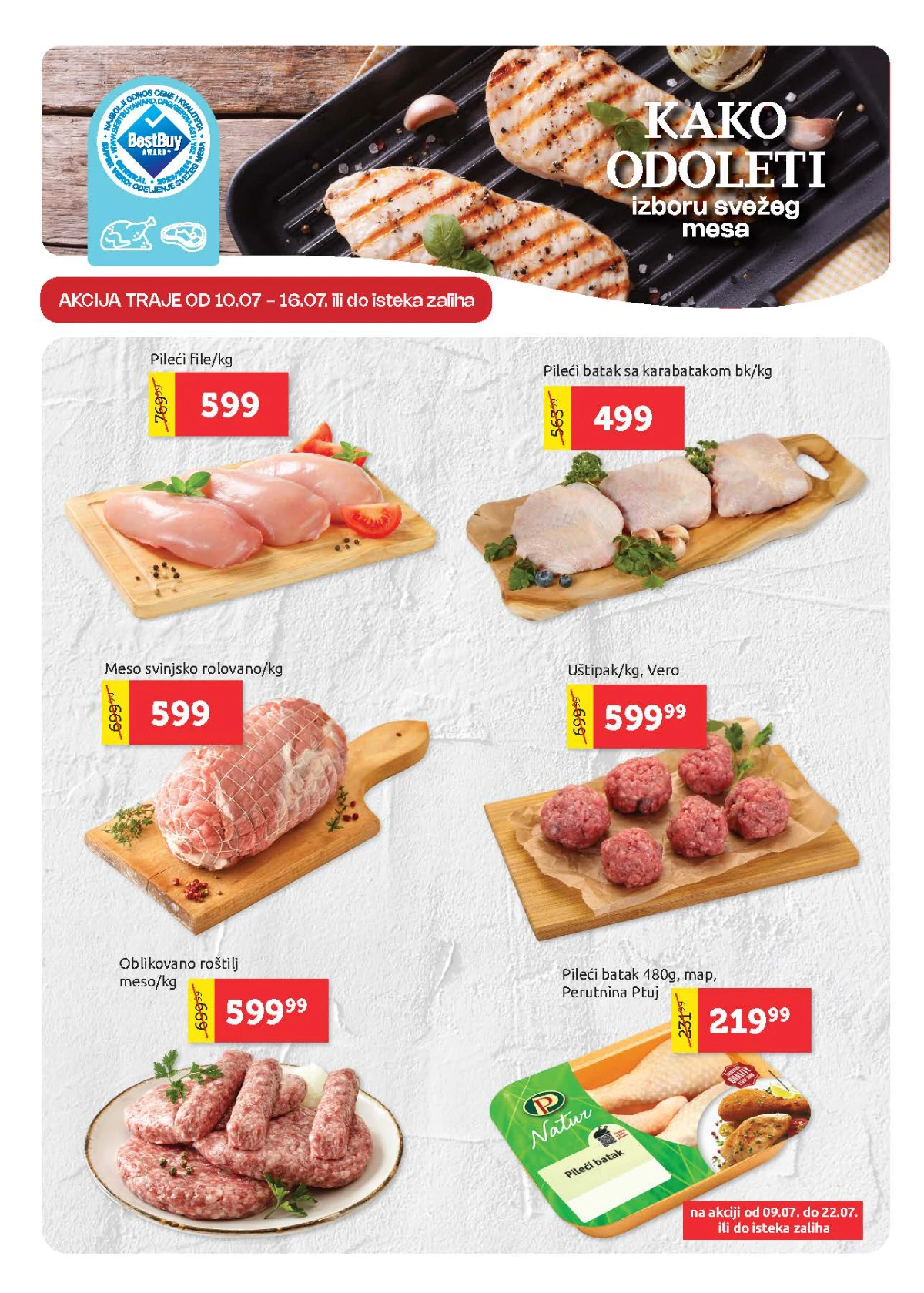 Super Vero katalog strana 3 – akcija na sveže pileće i svinjsko meso