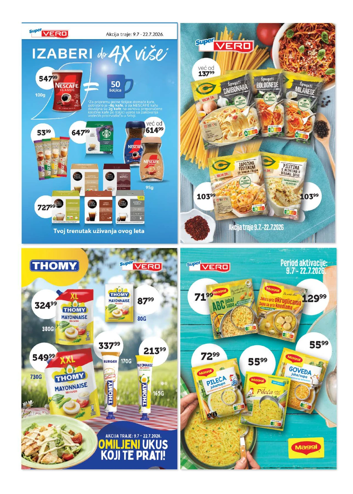 Super Vero katalog strana 15 – čokolade, keks, grickalice i slatkiši na akciji