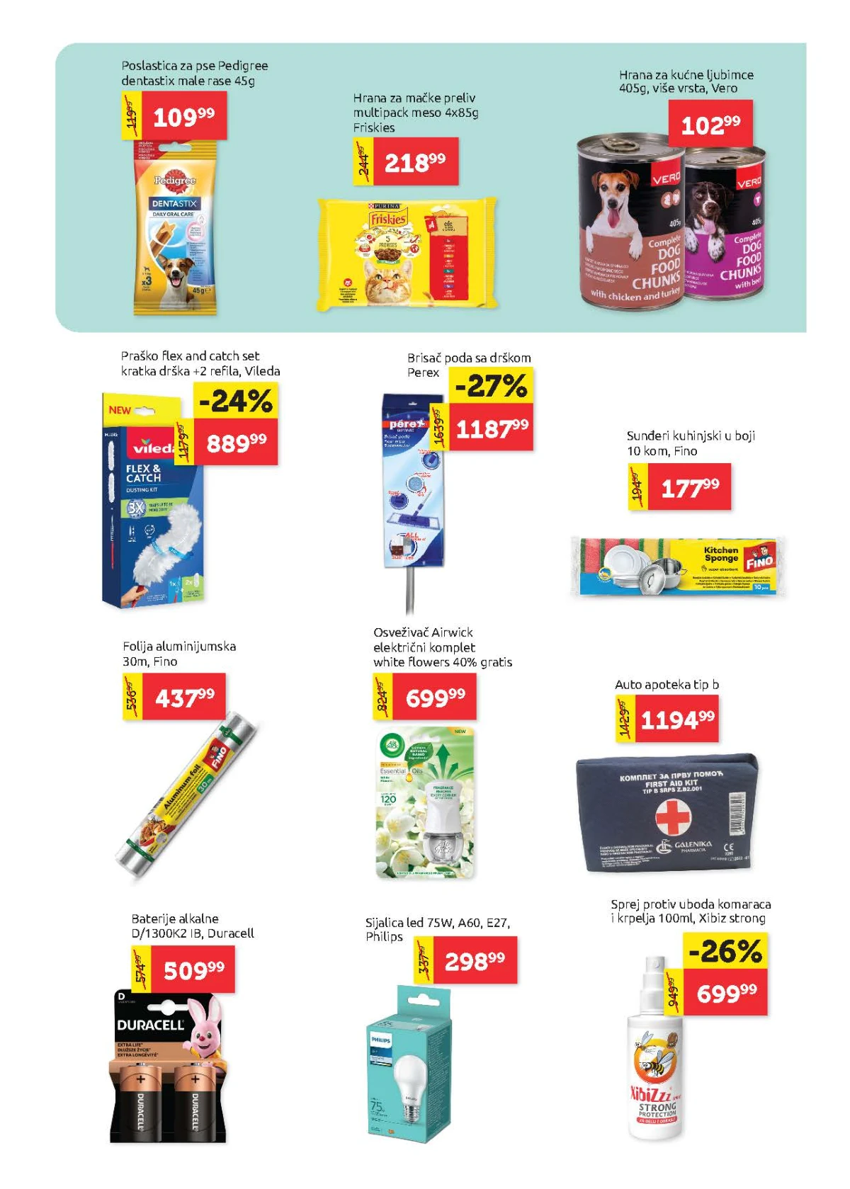 Super Vero katalog strana 25 – dodatni proizvodi i letnje akcijske ponude